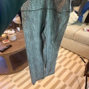 Green Snake Lululemon Leggings